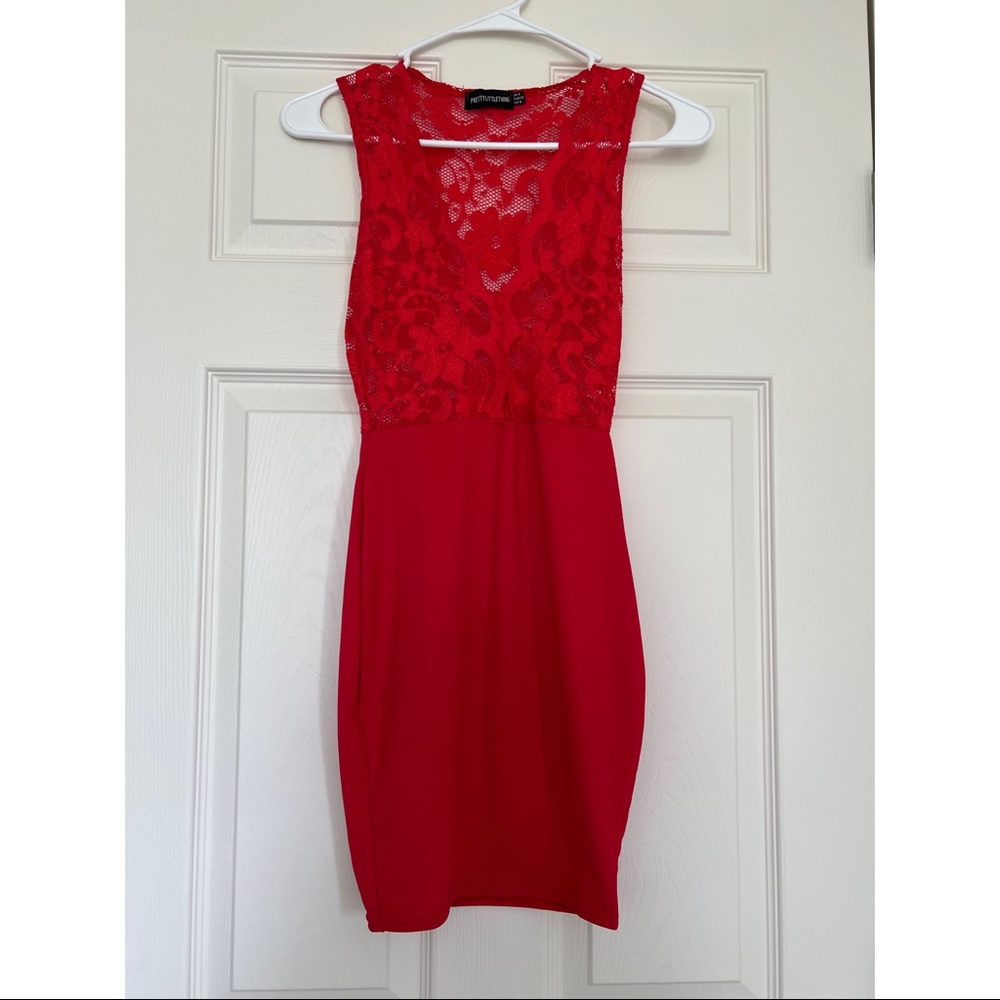 Pretty Little Thing Lace Bodycon Dress